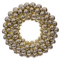 28" Shiny Ball Wreath UV