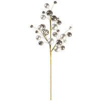 Vickerman 30" Matte Shiny Ball Ornament Spray 1-2"
