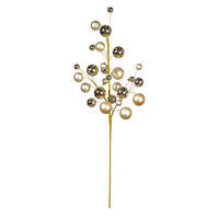 30" Oat Matte Shiny Ball Orn Spray 1-2"