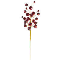 Vickerman 30" Matte Shiny Ball Ornament Spray 1-2"