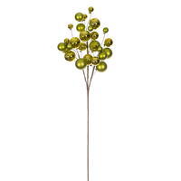 30" Lime Matte Shiny Ball Orn Spray 1-2"