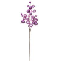 30" Pink Matte Shiny Ball Orn Spray 1-2"