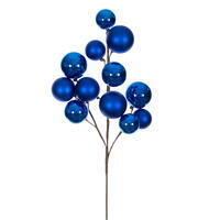 Vickerman 30" Matte Shiny Ball Ornament Spray 2-3"