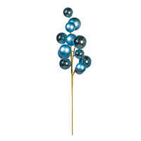 30" Denim Blue Mat Sh Ball Orn Spry 2-3"