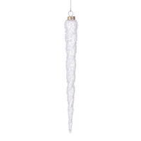 Vickerman White Sequin Clear Icicle Ornament