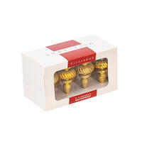 4" Gold Finial 4 Finish Asst 8/Bx