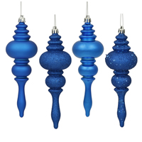 Vickerman 7" Finial Ornament 8/Pk