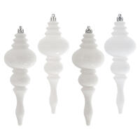 Vickerman 7" Finial Ornament 8/Pk