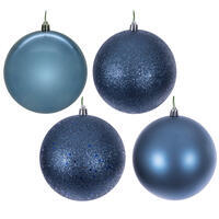 Vickerman Denim Blue Ball Ornament