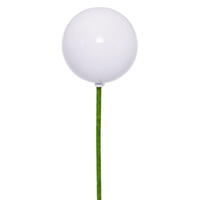 Vickerman White Ball Ornament