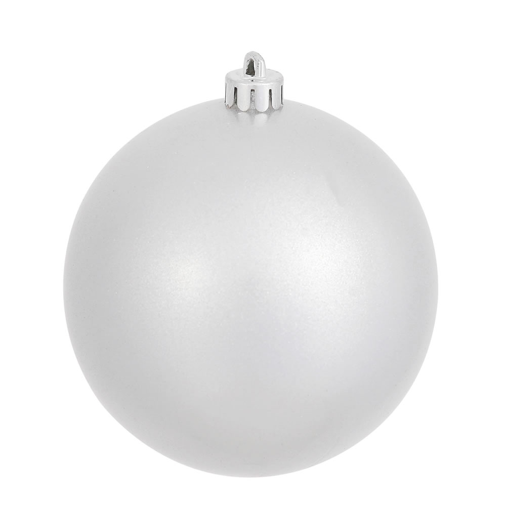 Vickerman Silver Ball Ornament