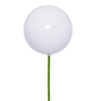 4" White Pearl Ball UV Drill 6/Bg