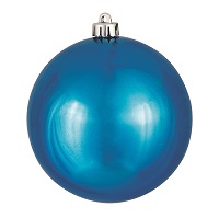 4.75" Turquoise Shiny Ball UV Drill 4/Bg
