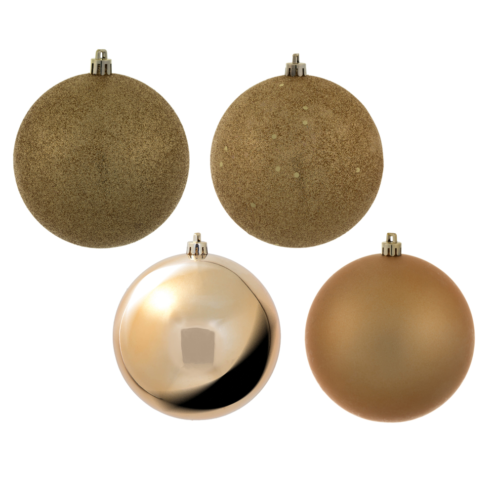 Vickerman Copper/Gold Ball Ornament