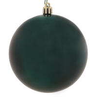 4" Sea Blue Shiny Ball UV Drilled 6/Bag