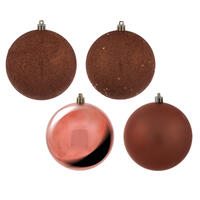 4" Coral Ball 4 Finish Asst 12/Bx