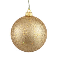 Vickerman Gold Ball Ornament
