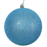 Vickerman Turquoise Ball Ornament