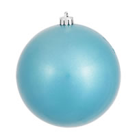 6" Turquoise Candy Ball UV Drilled 4/Bag