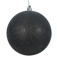 Vickerman Black Ball Ornament