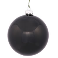 Vickerman Black Ball Ornament