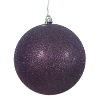 Vickerman Plum Ball Ornament
