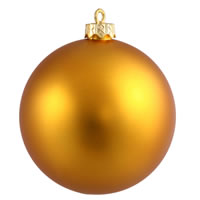 Vickerman Antique Gold Ball Ornament