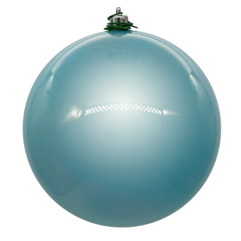 Vickerman Baby Blue Candy Ball Ornament
