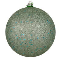 Vickerman Frosty Mint Ball Ornament