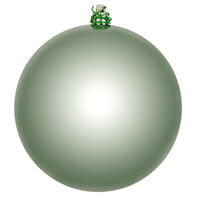 3" Frosty Mint Shiny Ball UV Drill 12/Bg