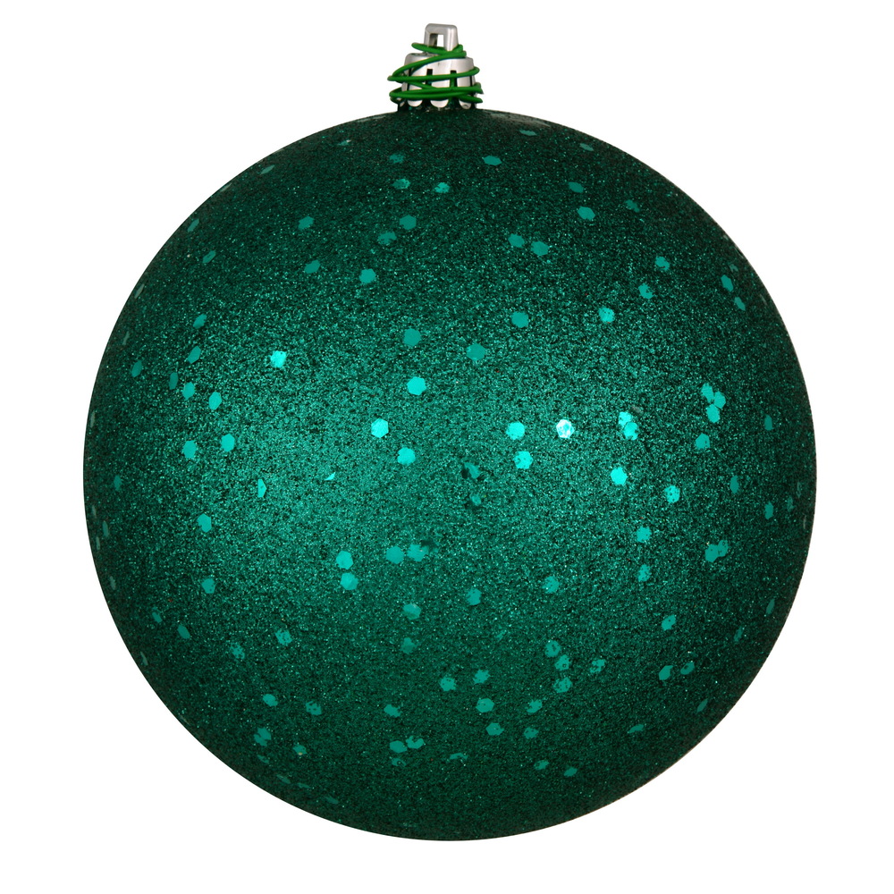 Vickerman Dark Teal Ball Ornament