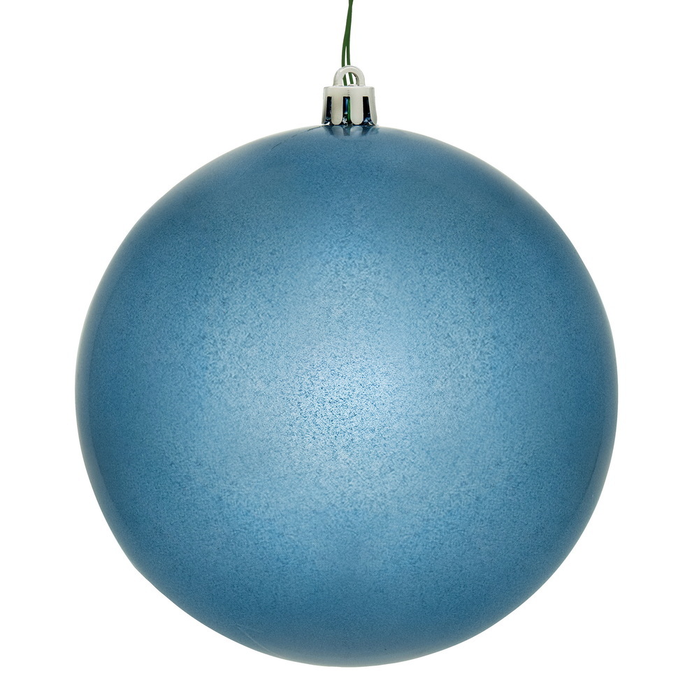 Vickerman Denim Blue Ball Ornament