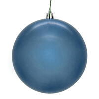 Vickerman Denim Blue Ball Ornament