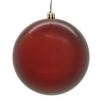 4" Crimson Red Candy Ball UV Drilled 6/B