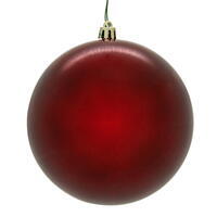 Vickerman Crimson Red Ball Ornament