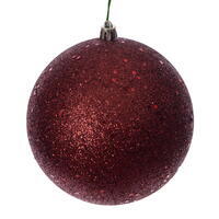 Vickerman Crimson Red Ball Ornament