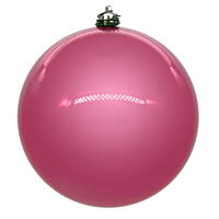 6" Pink Pearl Ball UV Drill 4/Bg
