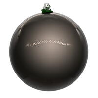 Vickerman Gunmetal Ball Ornament