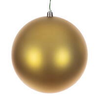 4" Gold Matte Seamless UV Drilled 6/Box