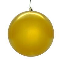 4" Gold Shiny Seamless UV Drilled 6/Box