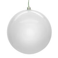 Vickerman White Ball Ornament
