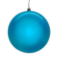 Vickerman Turquoise Ball Ornament