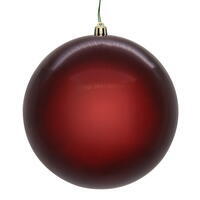 8" Wine Pearl Seamless Ball UV Drilled