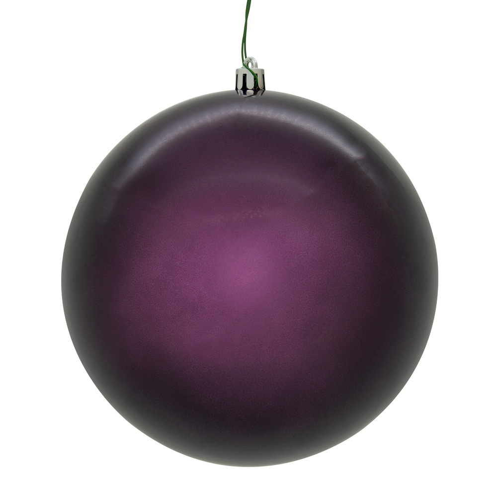 Vickerman Plum Ball Ornament