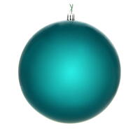 6" Dark Teal Candy Ball UV Drilled 4/Bg