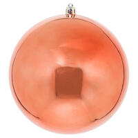 6" Coral Shiny Ball UV 4/Bag