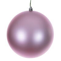 4" Pink Matte Seamless UV Drilled 6/Box