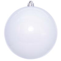 8" White Pearl Ball UV Drill