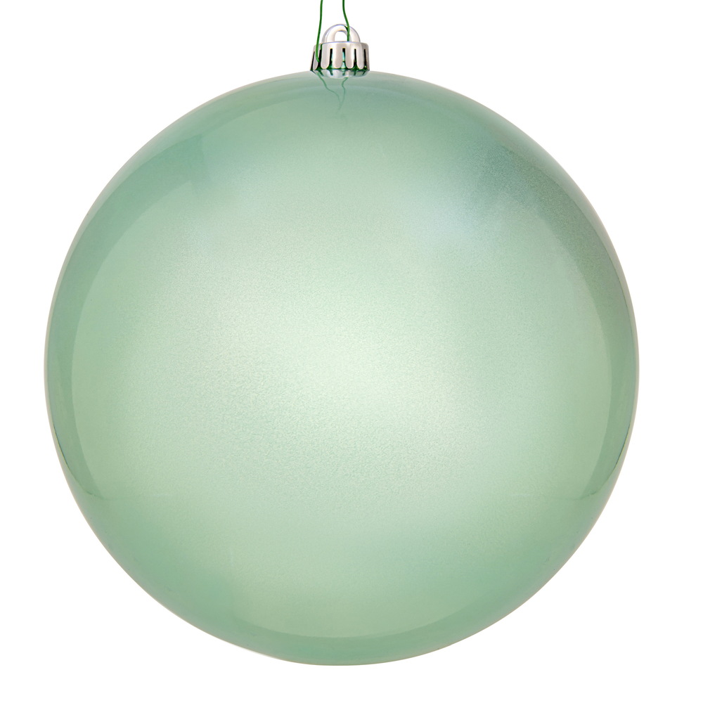 Vickerman Frosty Mint Ball Ornament