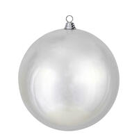 15.75" Silver Shiny Ball UV 